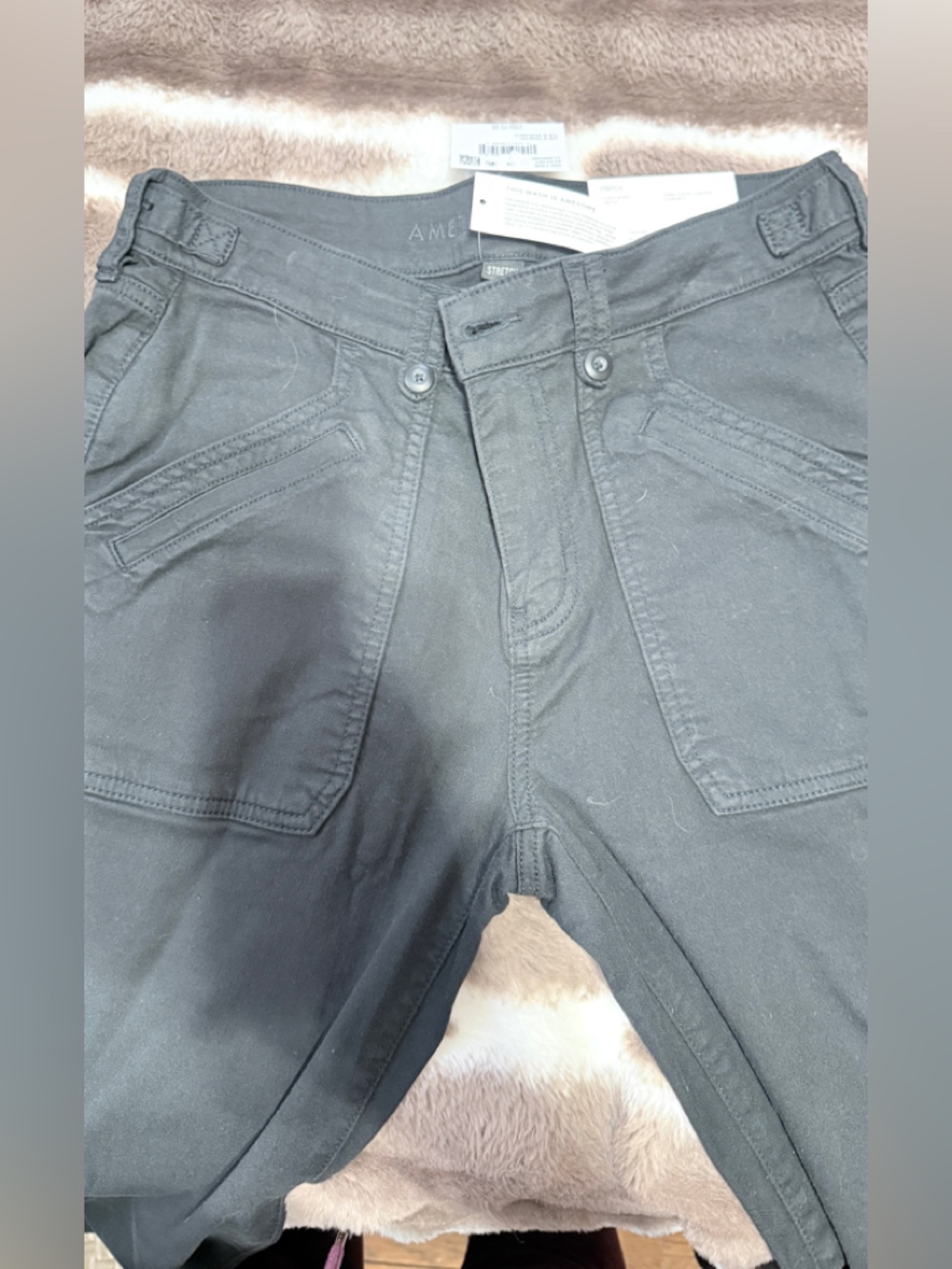 American Eagle Outfitters Black Skinny Utility Pants - Picture 4 of 5